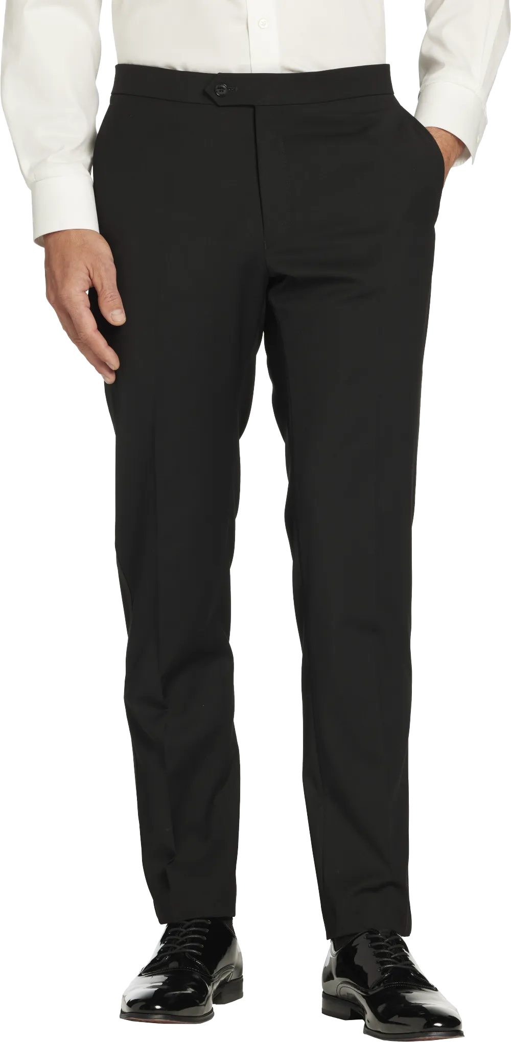 Tommy Hilfiger Slim Fit Wool Blend Tuxedo Pants