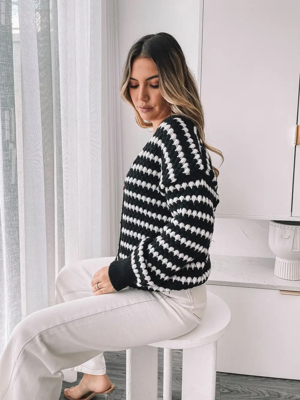 Evander Cardigan - Black Multi