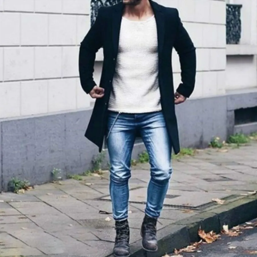 Mens Trench Coat Mens Woolen Coat Mens Woolen Coat