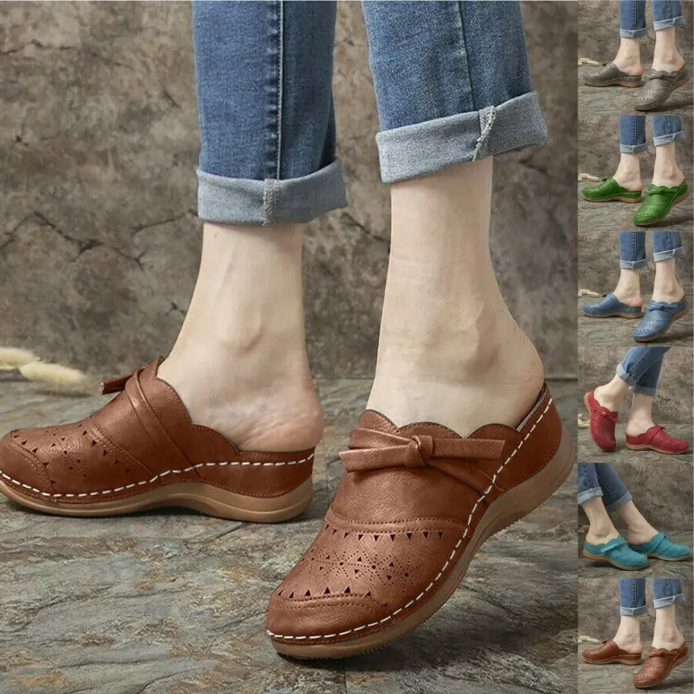 Women Orthopedic Hollow Carved Diabetic Walking Sandals