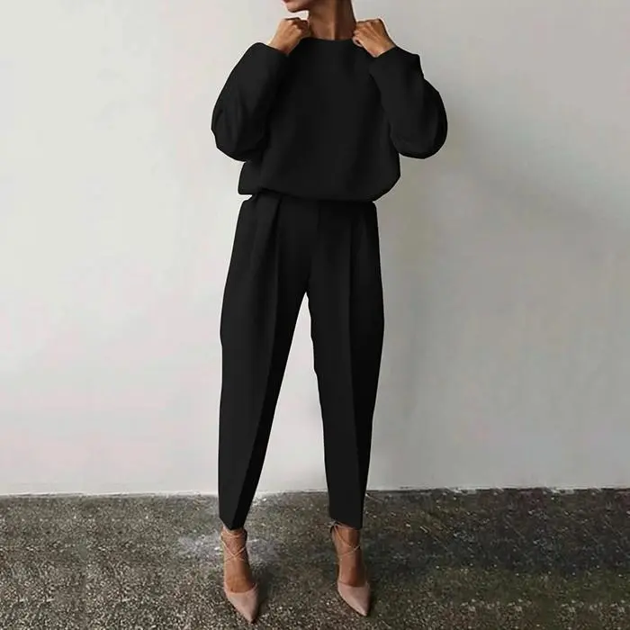 Women Solid Casual Suit Sets