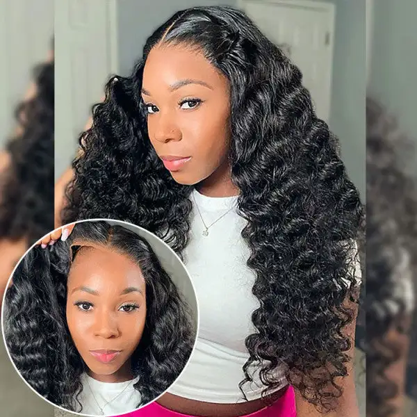 Real HD| Loose Deep Wave Glueless Lace Closure Wig 250% Raw Virgin Human Hair Wig