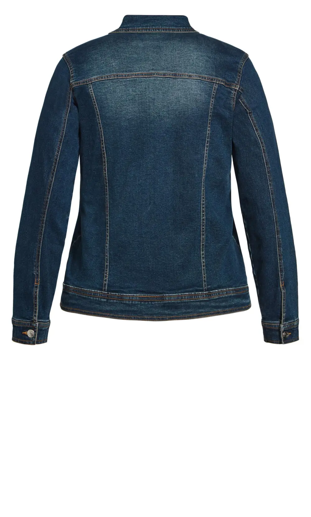 Evans Dark Blue Wash Denim Jacket