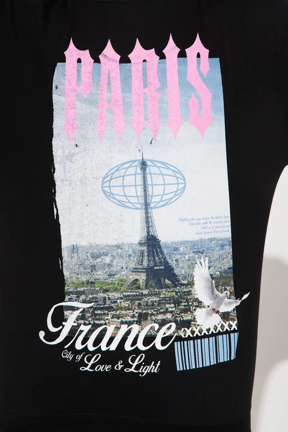 Love From Paris Hoodie - Black