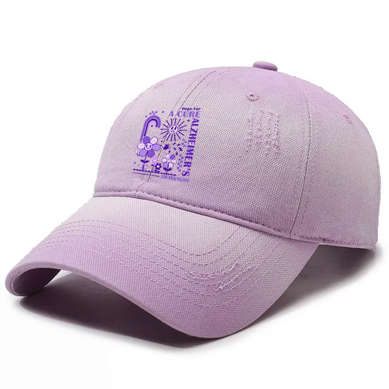 Hope For A Cure Alzheimer'S Awareness Baseball Cap