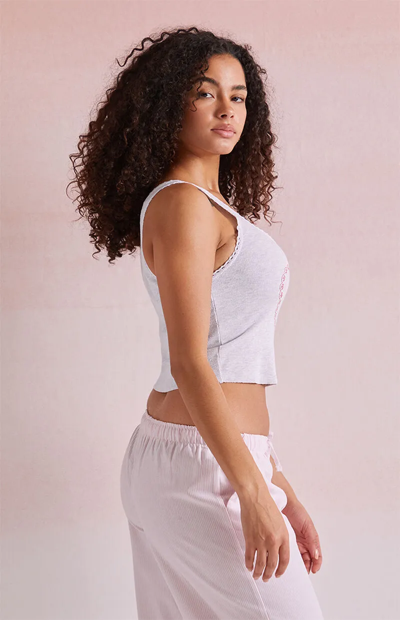 Beverly and Beck Heart Bow Tank Top