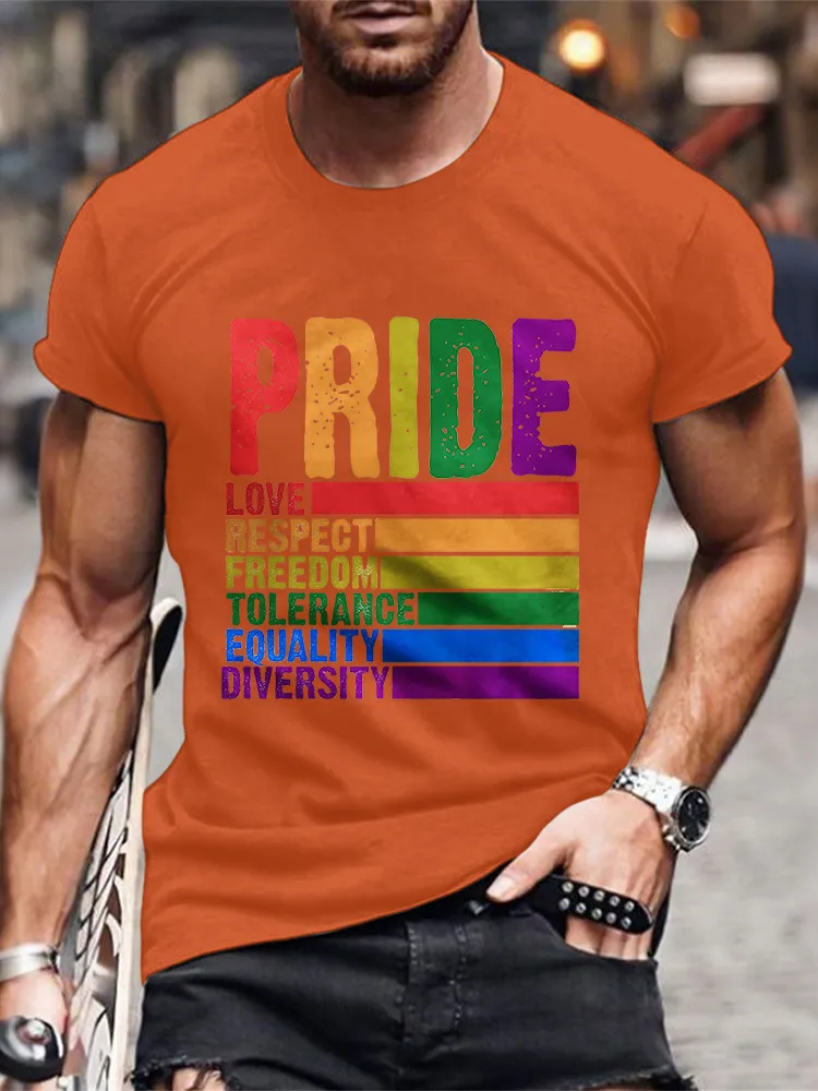 Men'S Pride Month Print T-Shirt