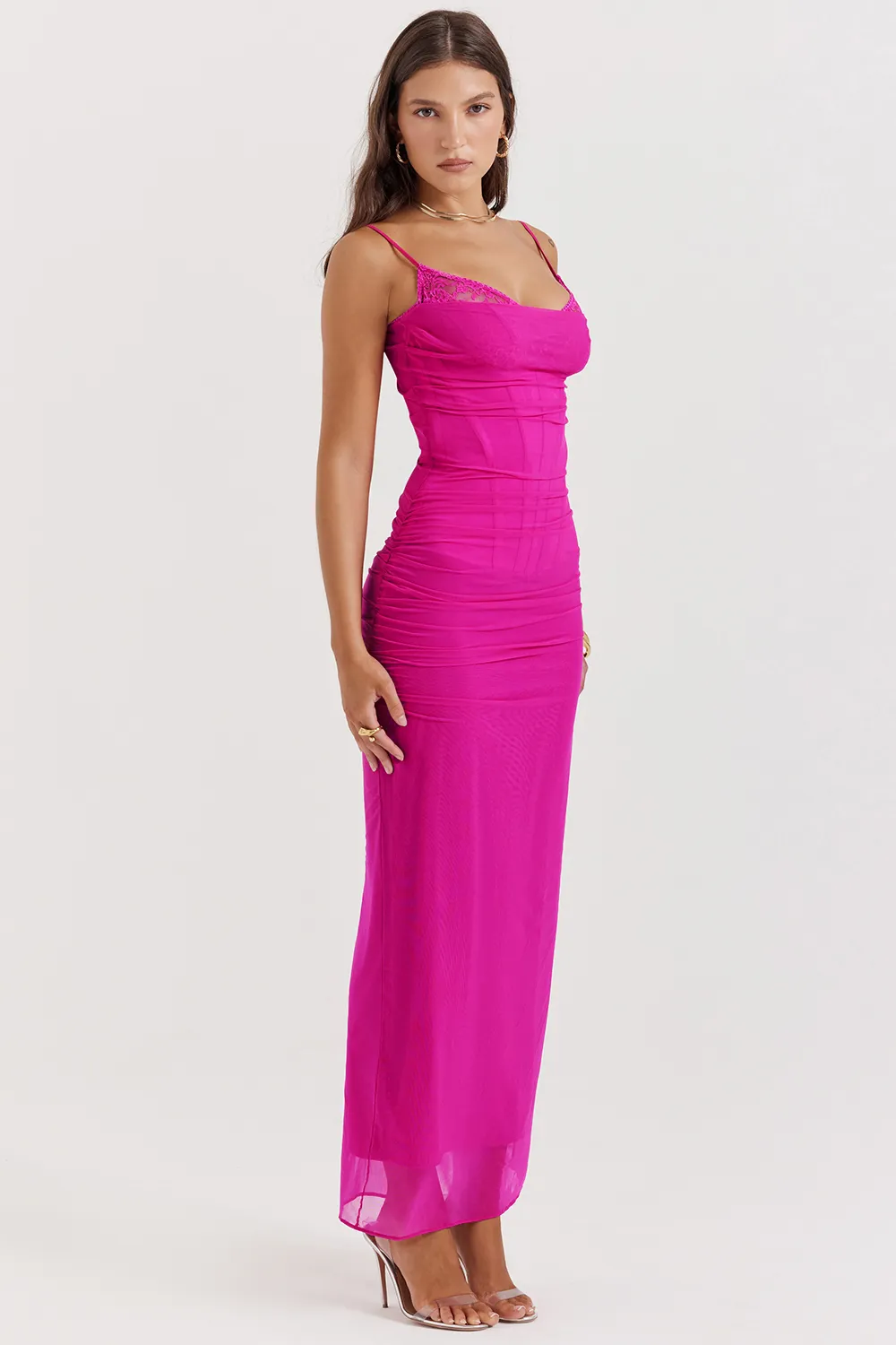FUCHSIA MAXI DRESS