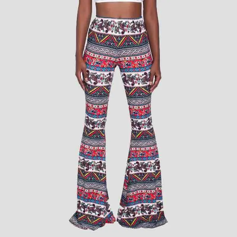 Featured Floral Printed Women's Casual Pants