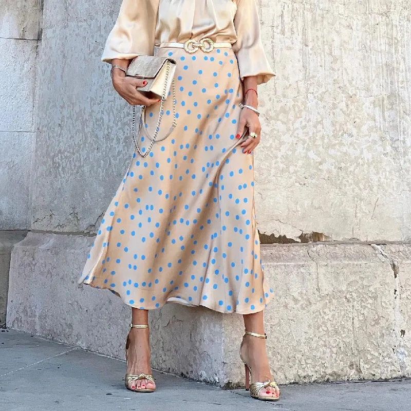 Women’s Polyester Maxi Skirt