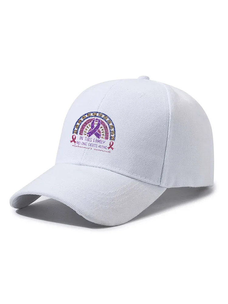 In This Family No One Lights Alone Alzheimer'S Awareness Baseball Cap