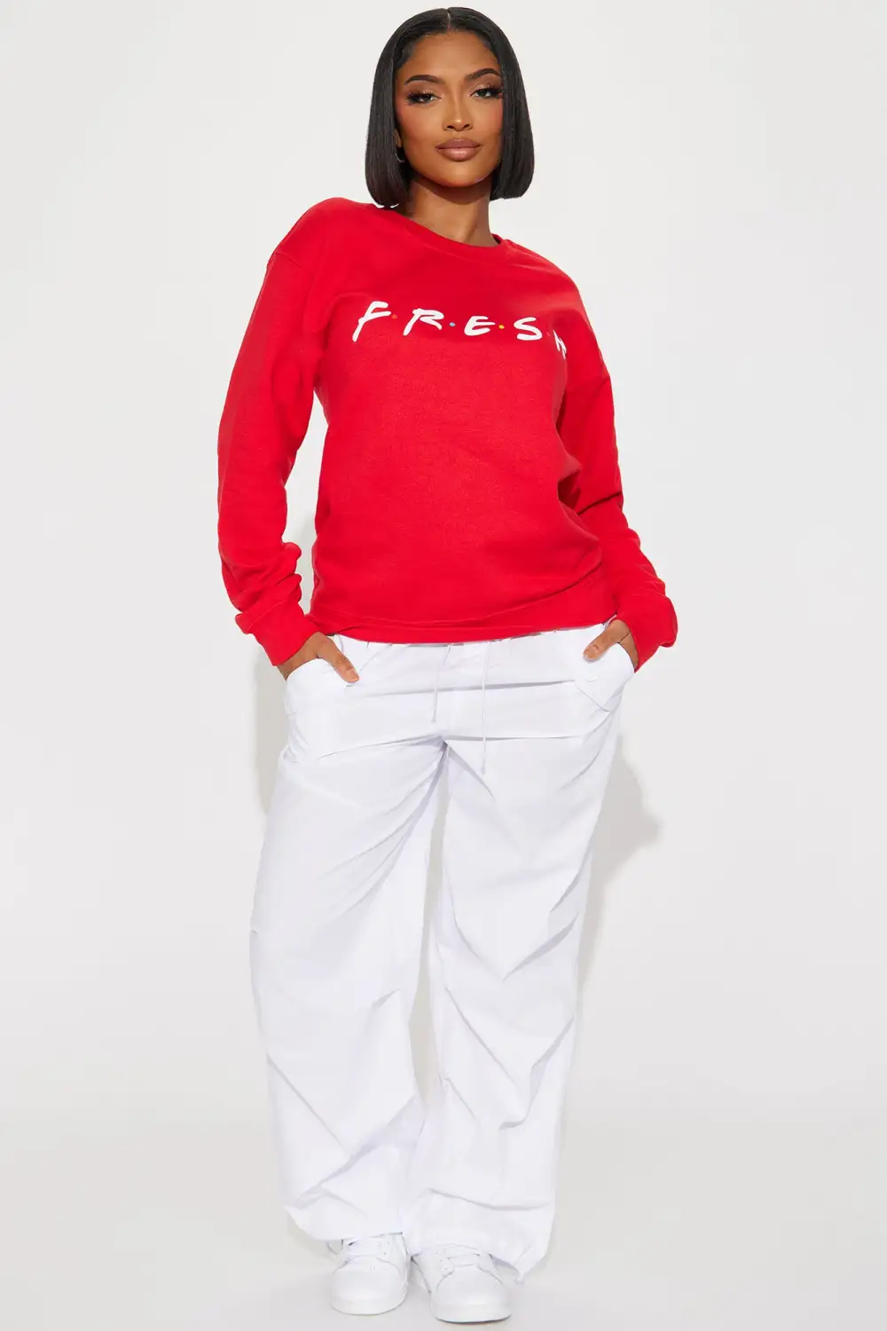Keeping It Fresh Sweatshirt - Red