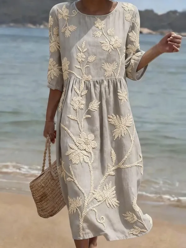 Women'S Casual Daily Floral Art Printed Dress