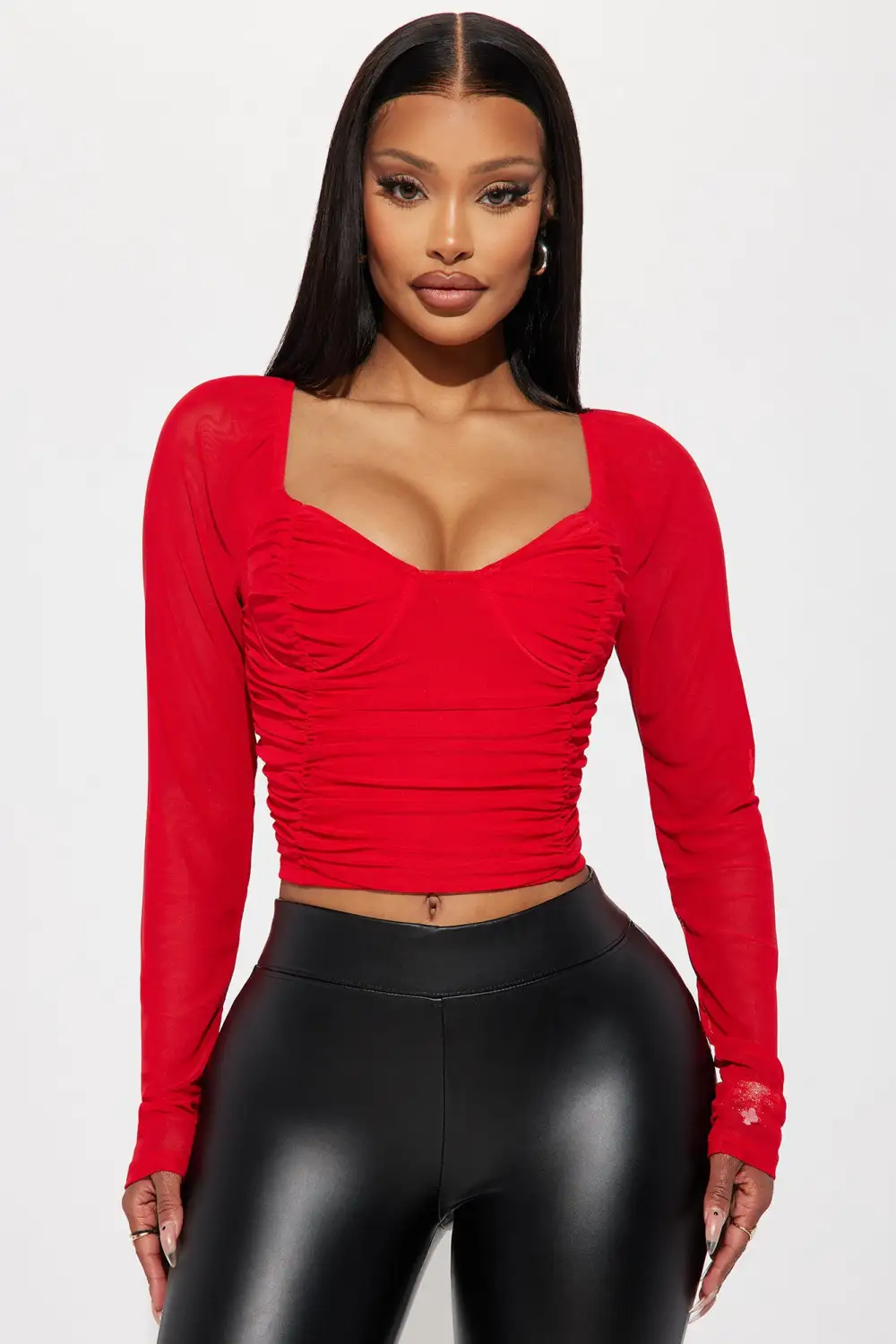 Best You've Ever Had Mesh  Top - Red
