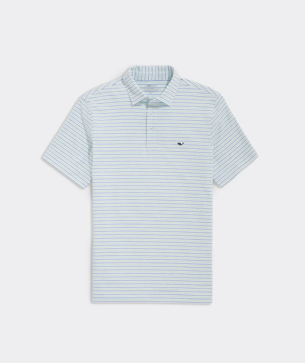 Tri-Color Bradley Stripe Sankaty Polo