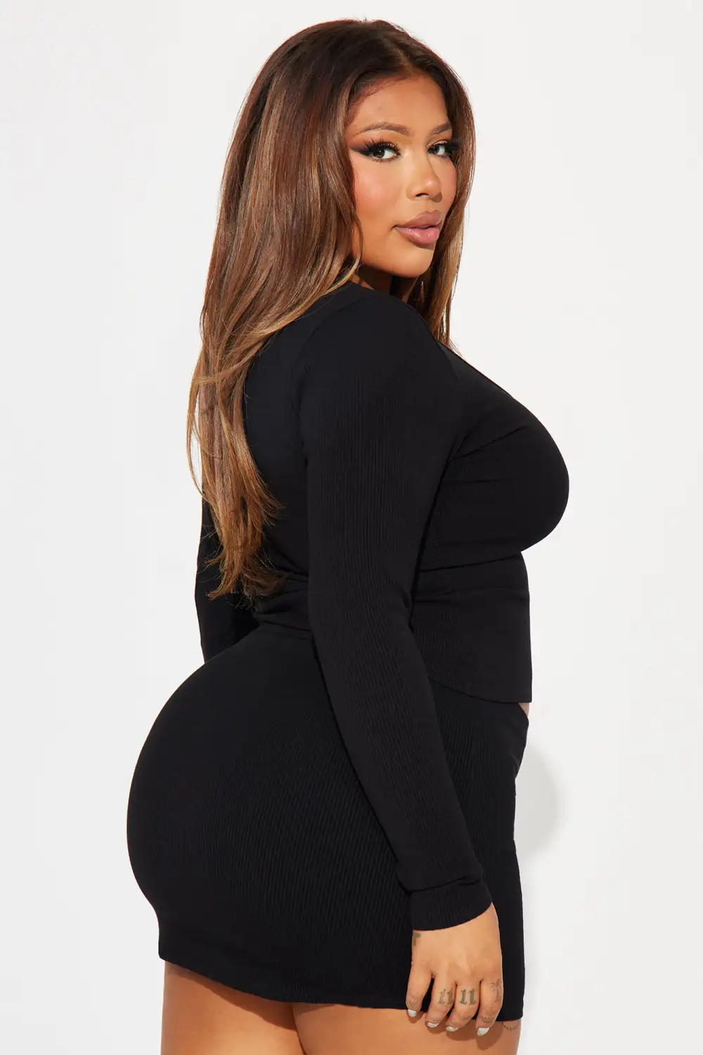 Tristan Snatched Top - Black