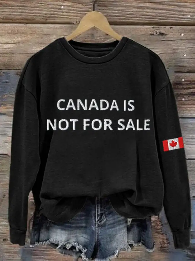 Women'S Hot-Spot Printed Round Neck Sweatshirt