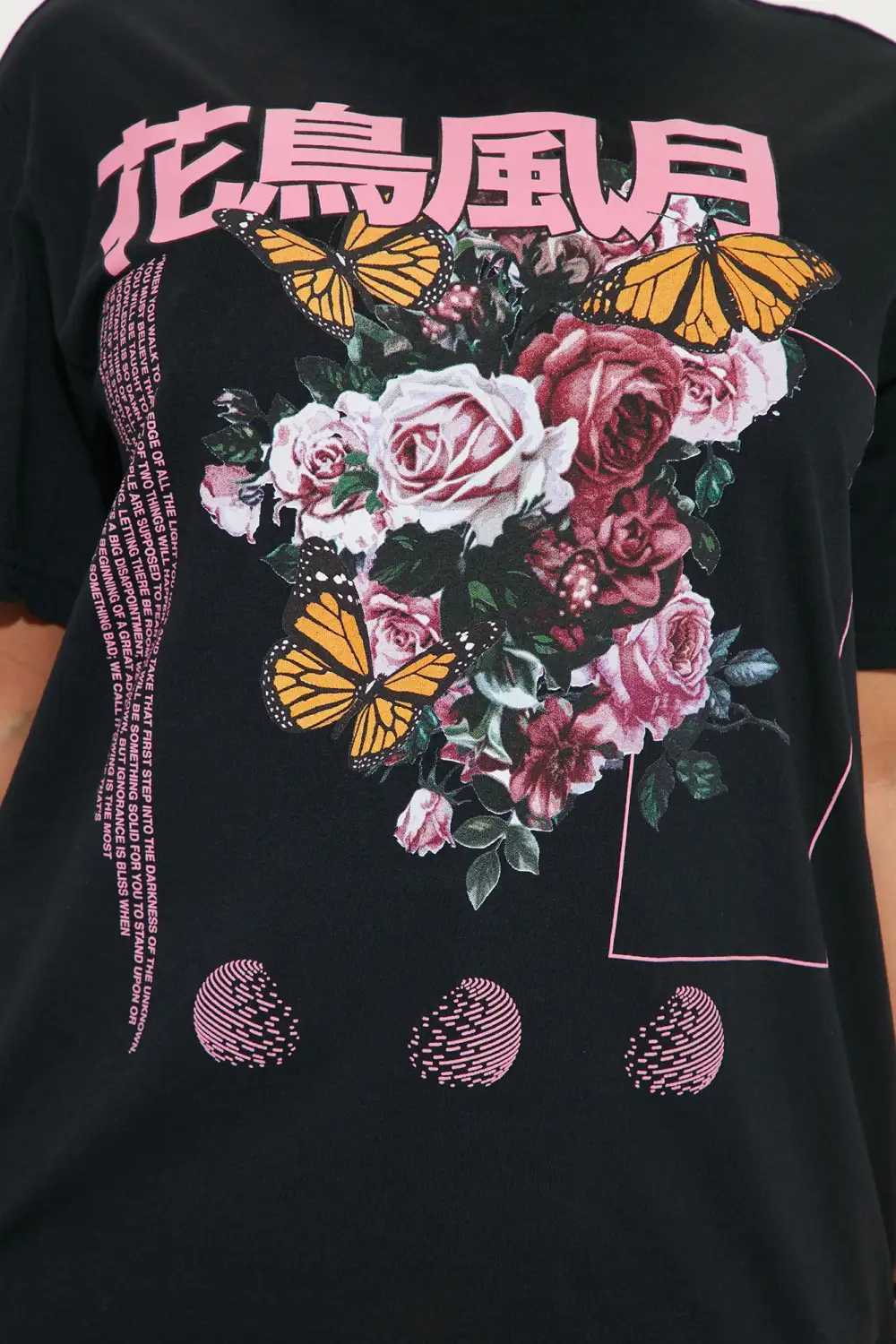 Beauty In You Graphic Tshirt - Black
