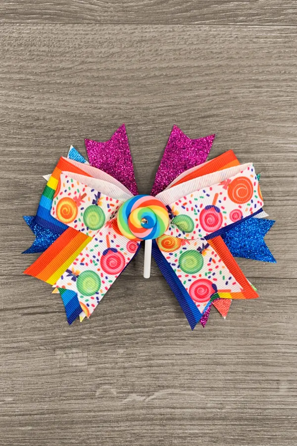 Candyland Hair Bow