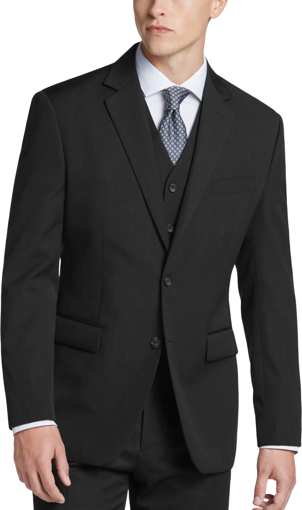 Pronto Uomo Platinum Modern Fit Wool Suit Jacket