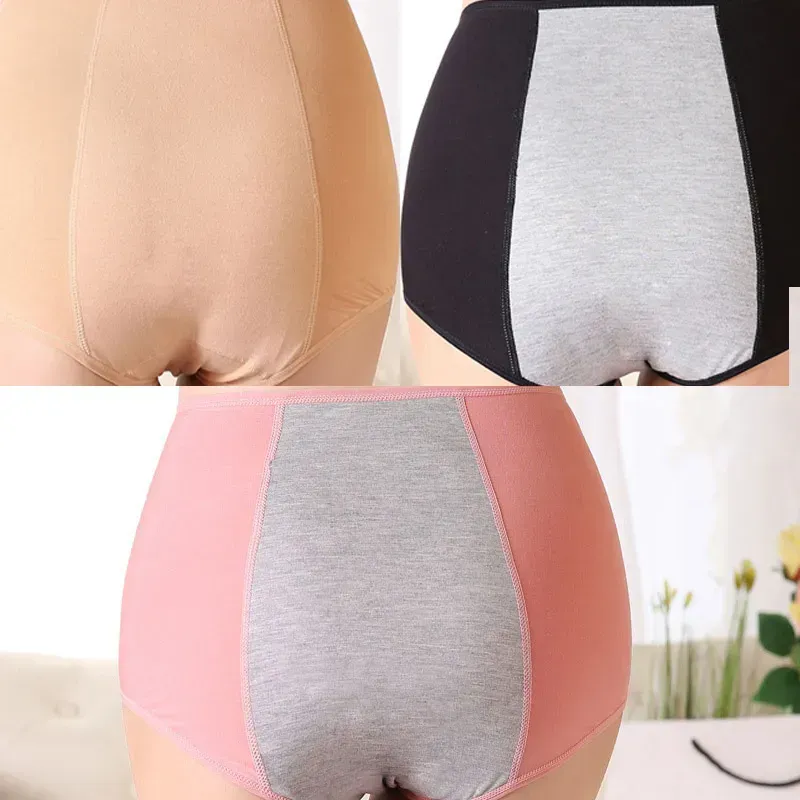 New Plus Size High Waist Leak Proof Panties Suitable For 110KG