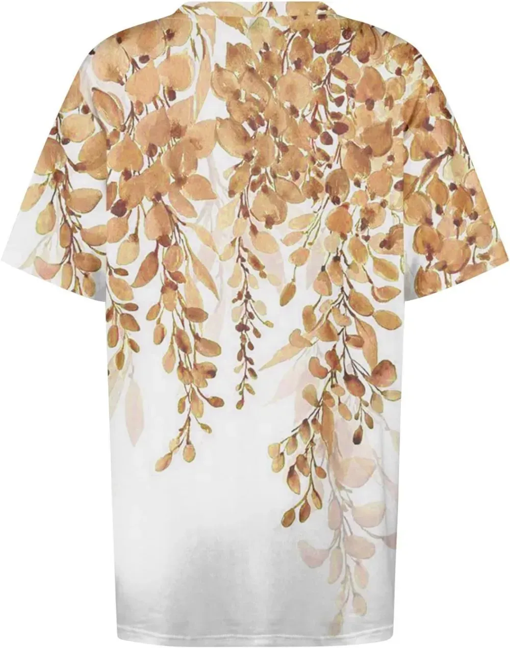 Plus Size Tops for Women Dressy Short Sleeve V Neck Shirts for Women Summer Tops for Women 2024 Floral Print Top