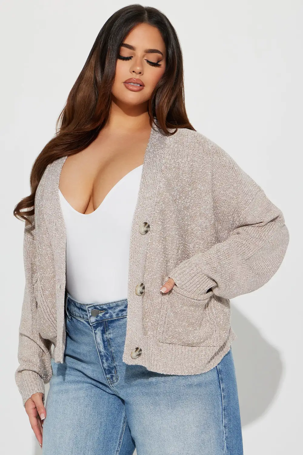 Audree Cardigan Sweater - Oatmeal