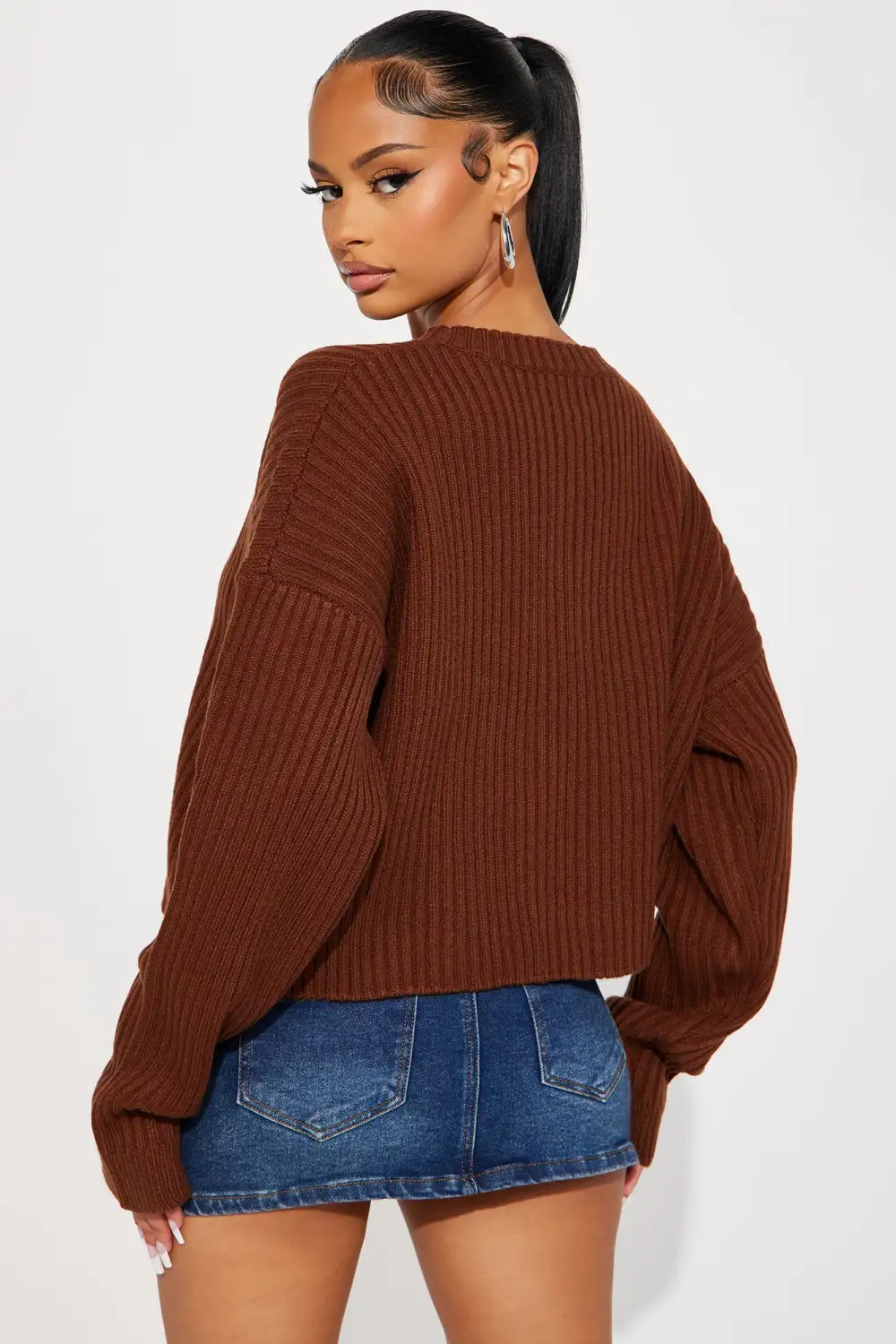 Paigey Sweater - Brown
