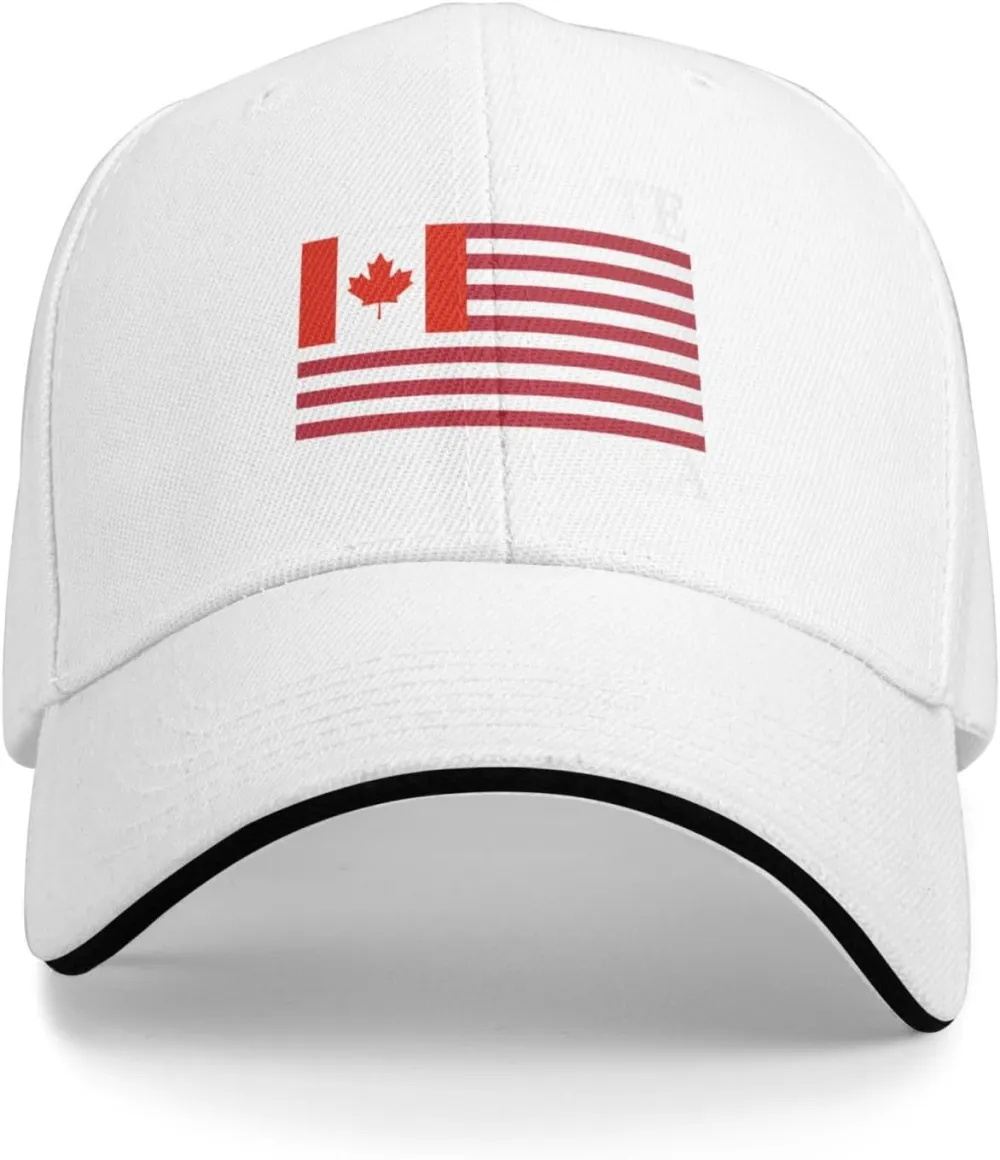 51st State Make Canada 51st State Hat Make America Canada Great Again Hat Cap for Men Women Black