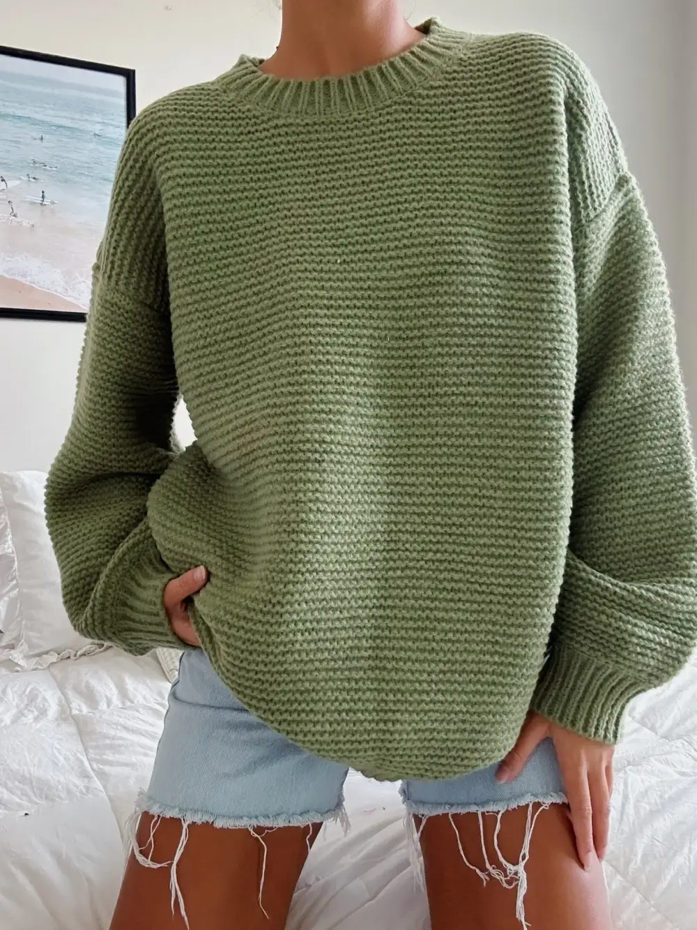 OVERSIZED CHUNKY SWEATER