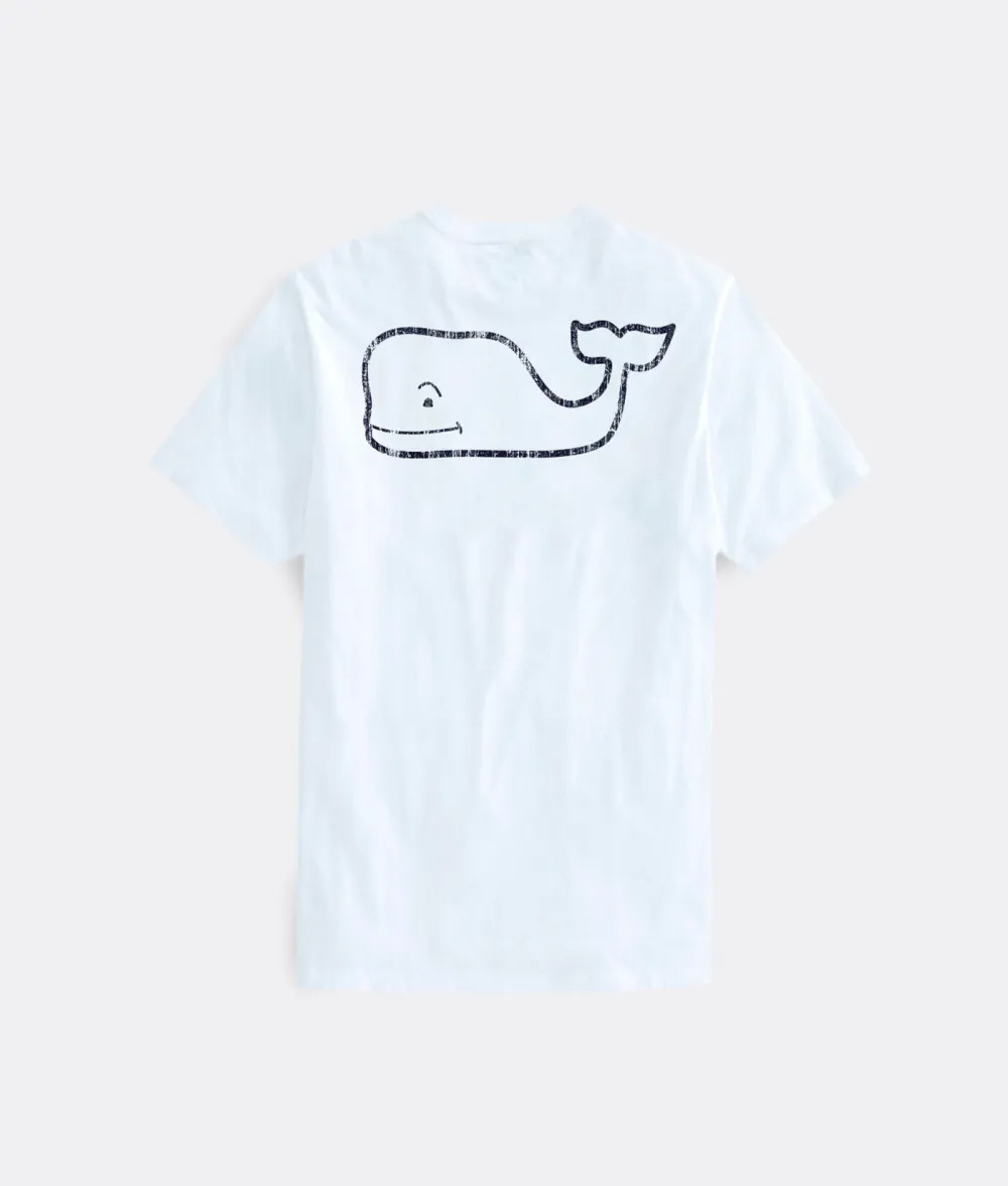 Vintage Whale Short-Sleeve Pocket Tee