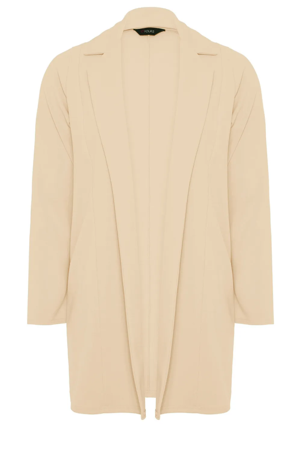 YOURS Curve Lime Green Scuba Blazer