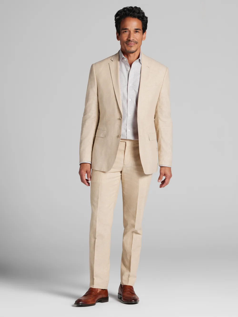 JOE Joseph Abboud Slim Fit Linen Blend Suit Jacket