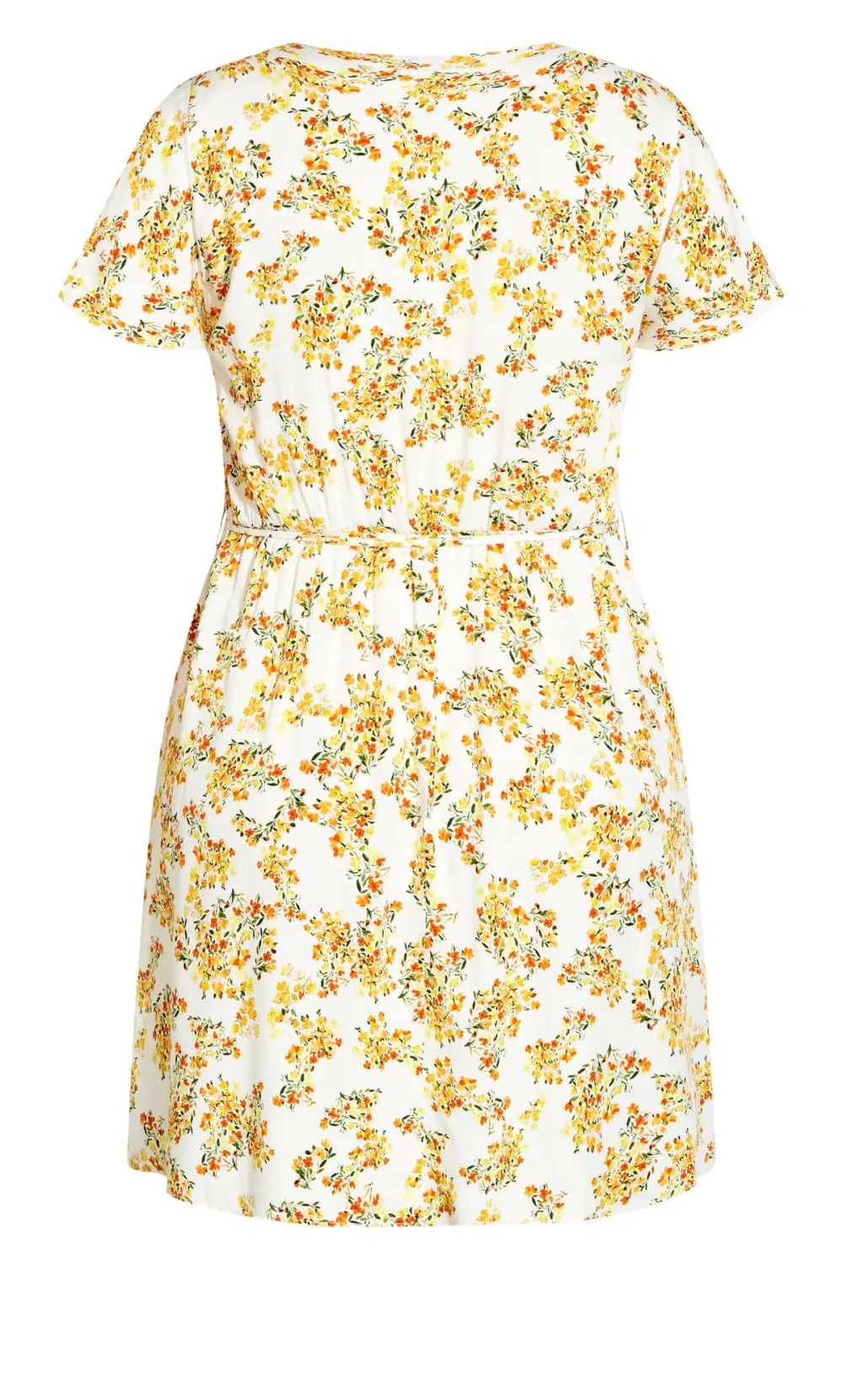 Evans Cream Sorrento Floral Dress