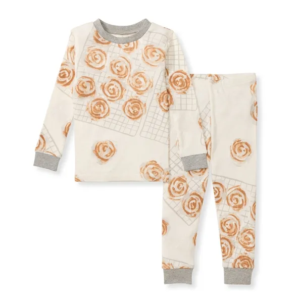Gooey Cinnamon Rolls Organic Cotton Pajamas