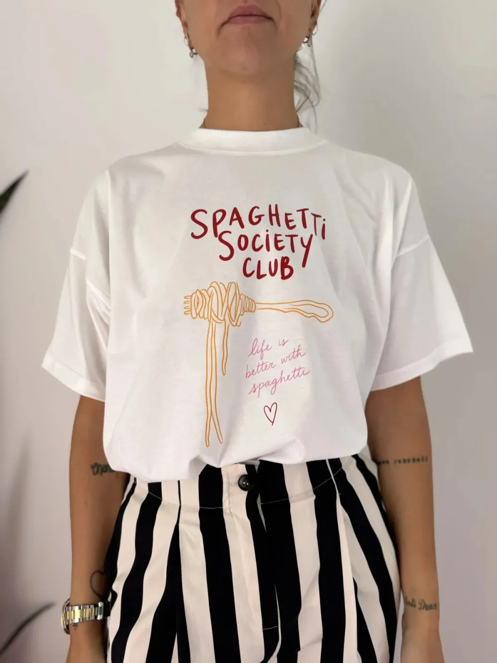 Smooth Graphic Crewneck Cotton Tee Layer
