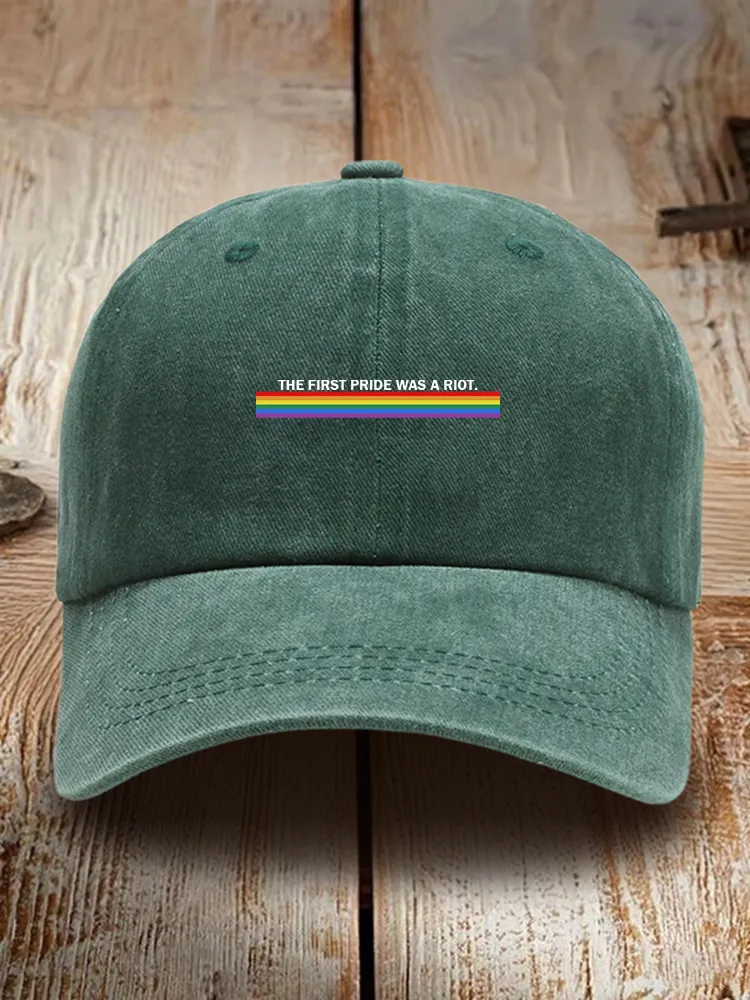 The First Pride Was A Riot Baseball Cap