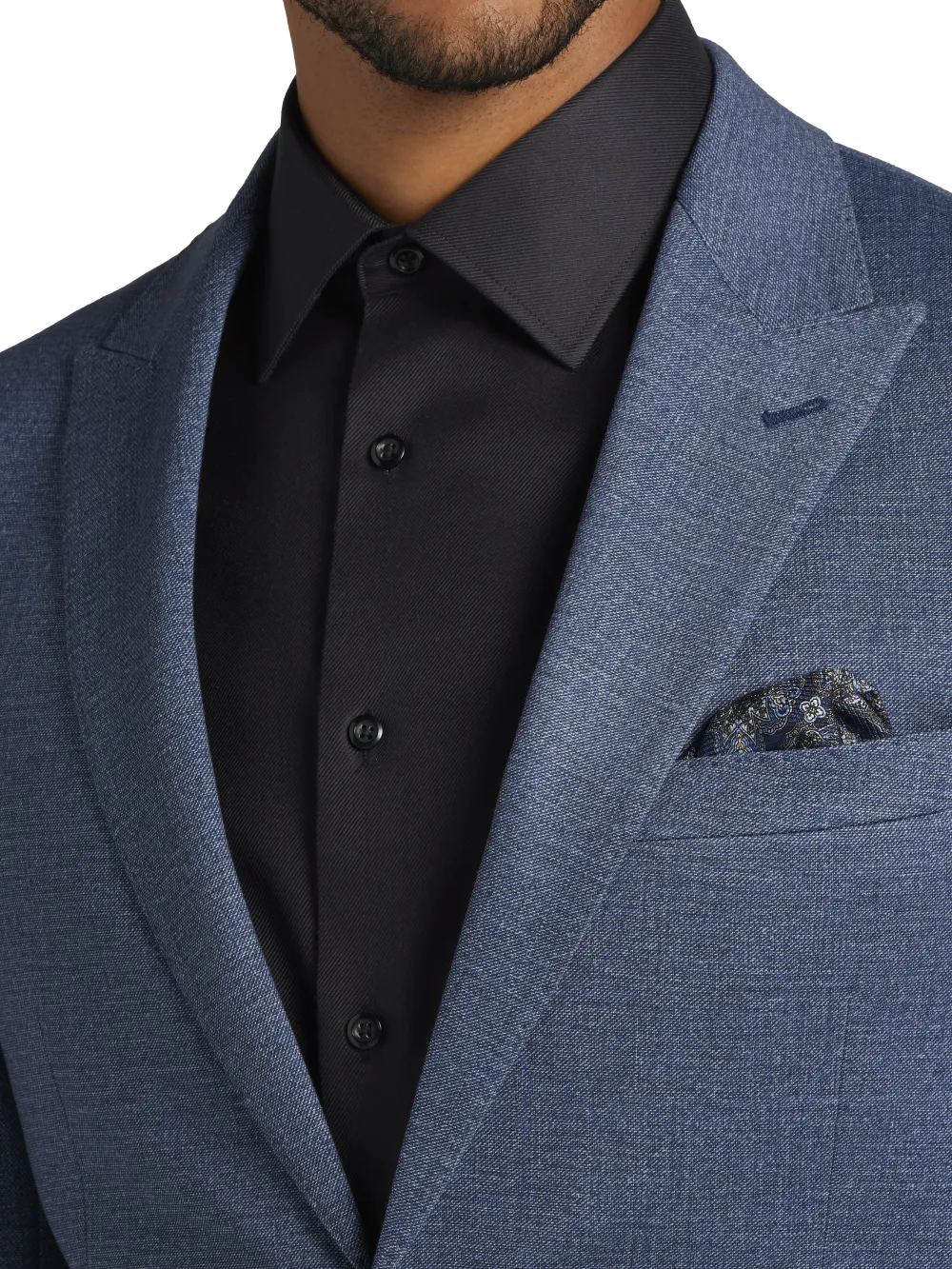 JOE Joseph Abboud Slim Fit Sharkskin Suit Jacket