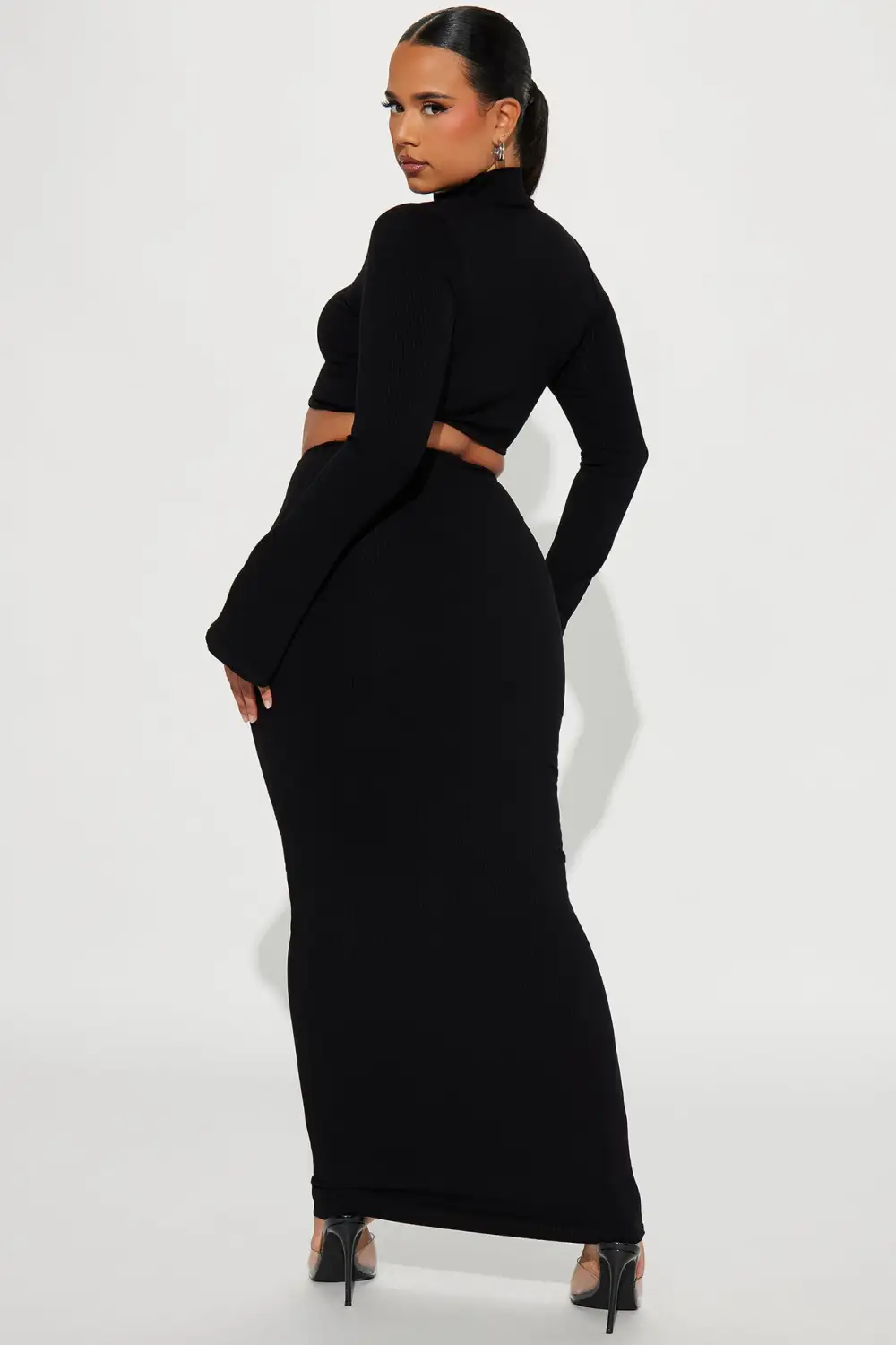 Sammy Snatched Skirt Set - Black