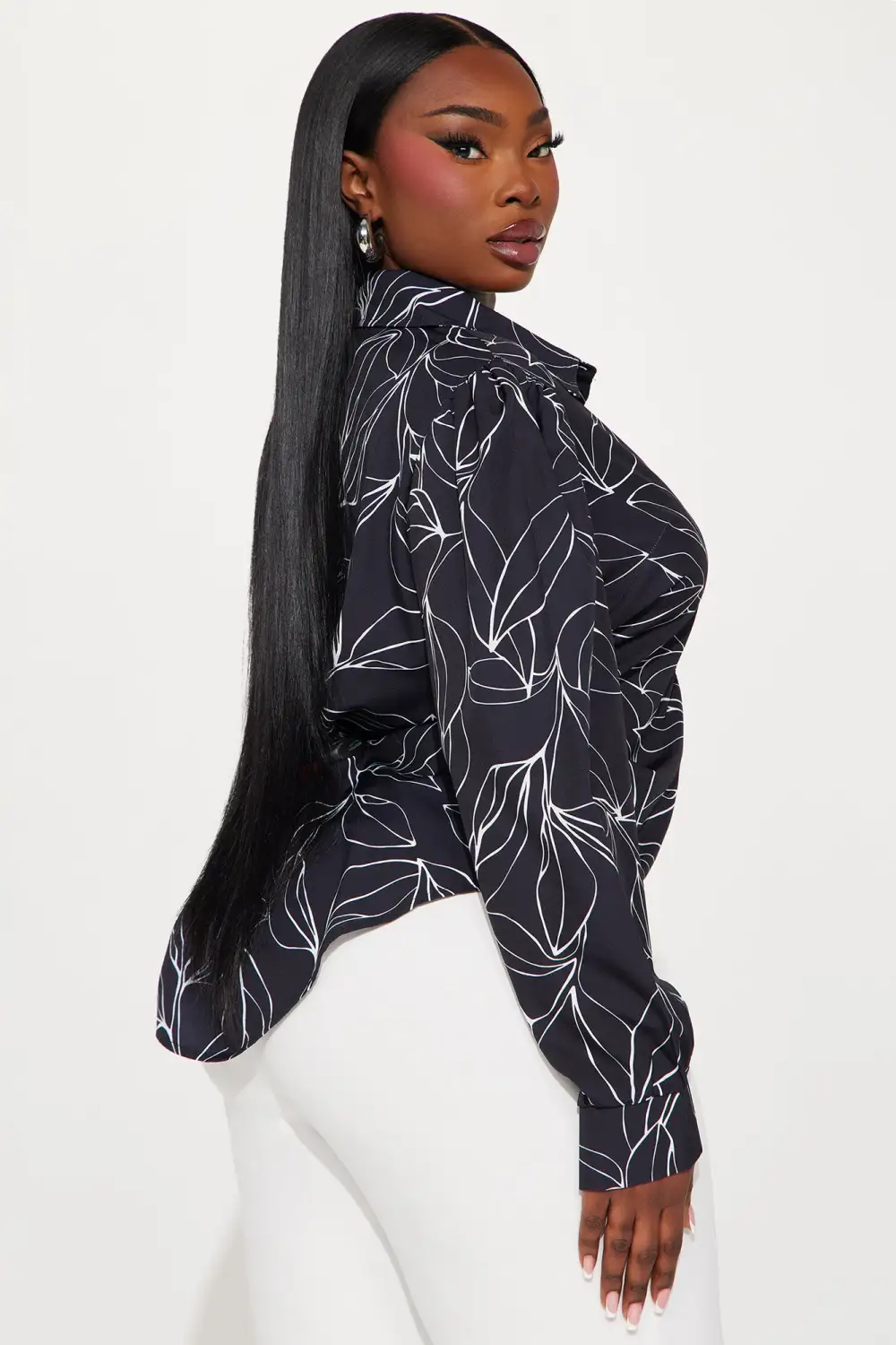 Annie Shirt - Black/White