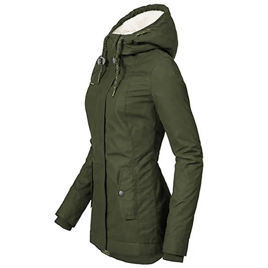 Women's Parka Street Fall Winter Long Coat
