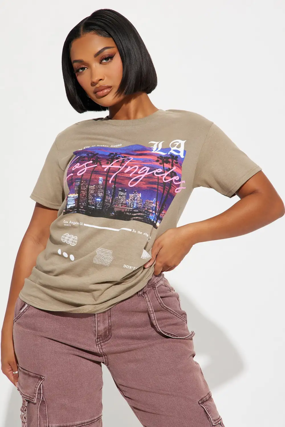West Side Views Short Sleeve Tee - Sand