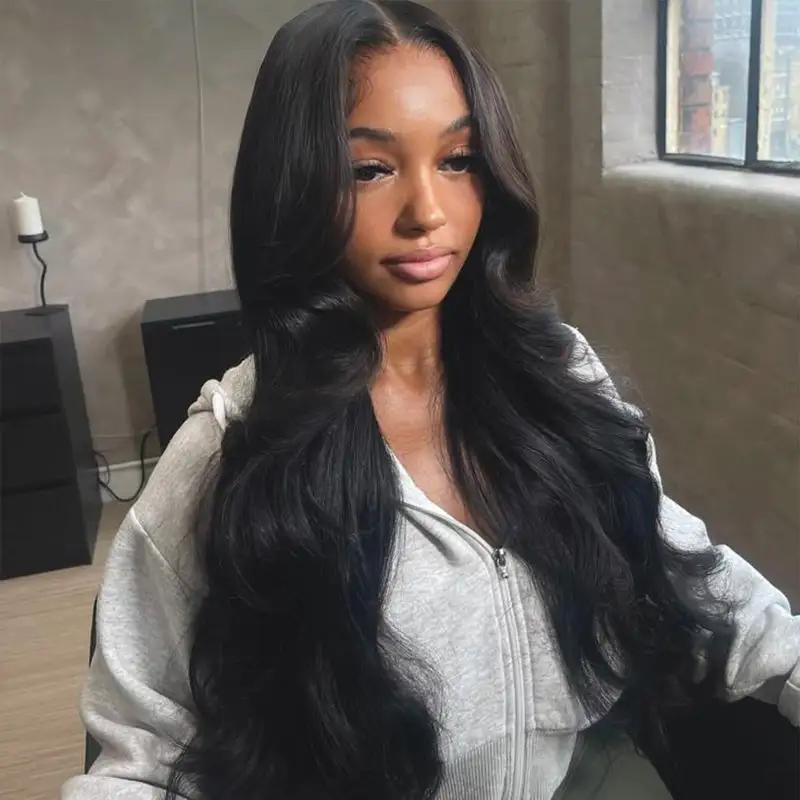 Real HD| Body Wave Glueless Lace Closure Wig 250% Raw Virgin Human Hair Wig