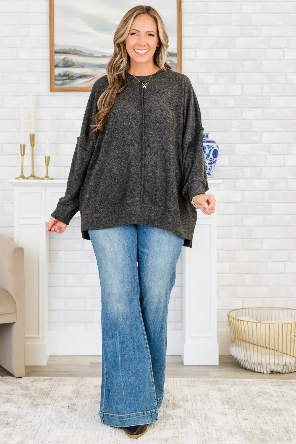 So Comfy Sweater, Black