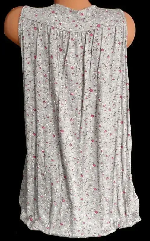 Plus Size Women Fashion Blouse Casual Loose Floral Printed Tops