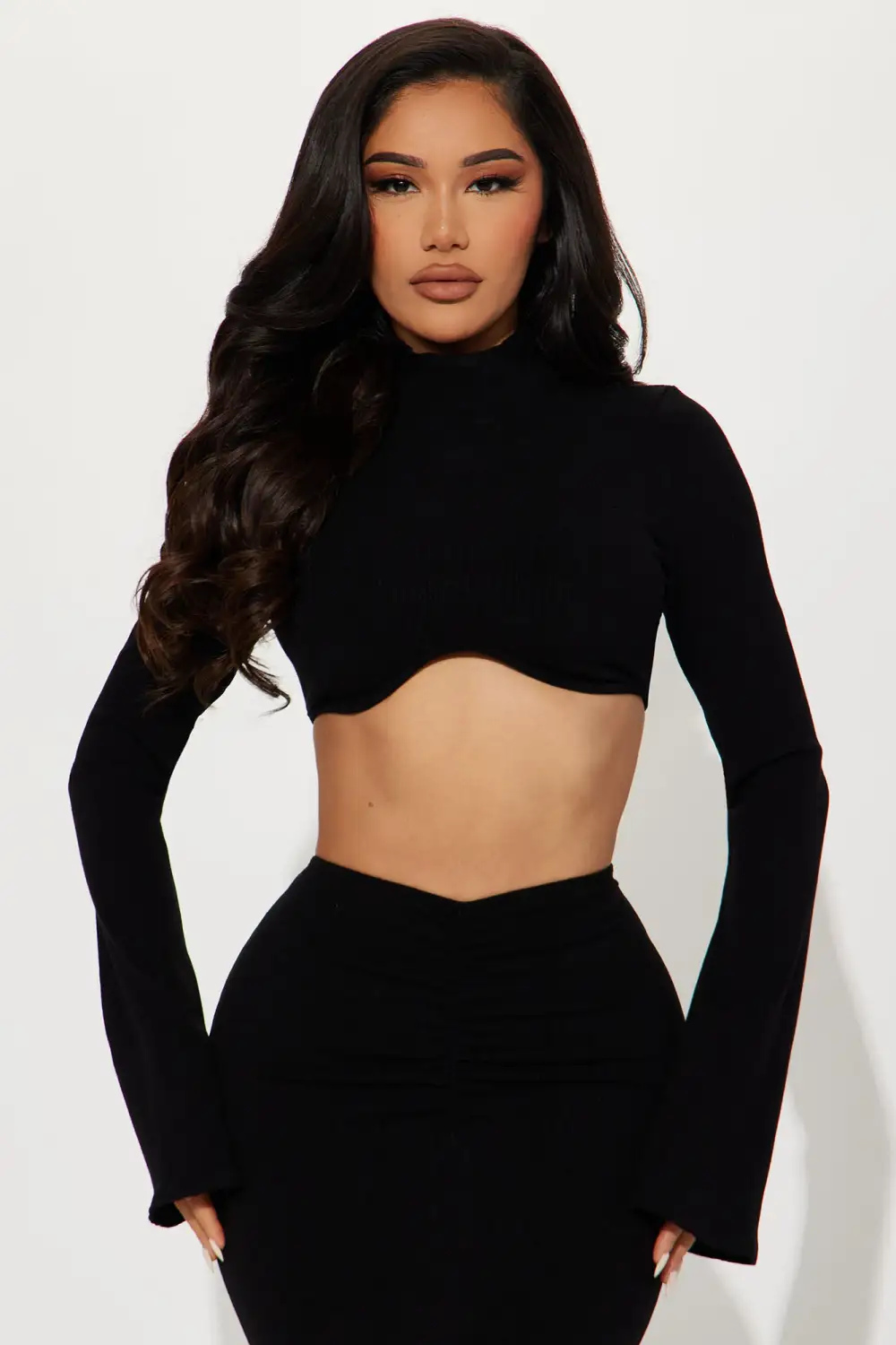 Sammy Snatched Skirt Set - Black