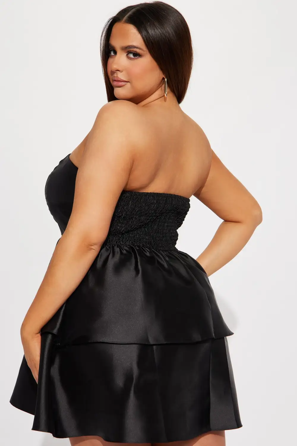 Lily Rose Mini Dress - Black