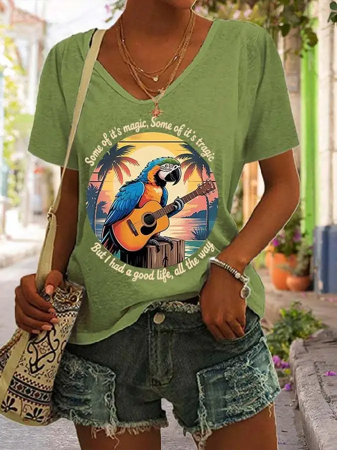 Women's Some Of It’s Magic Some Of It’s Tragic Print T-Shirt