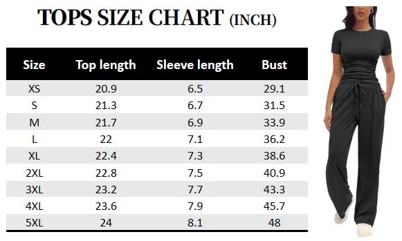 Women's Solid Round Neck Tee & Pants Loungewear