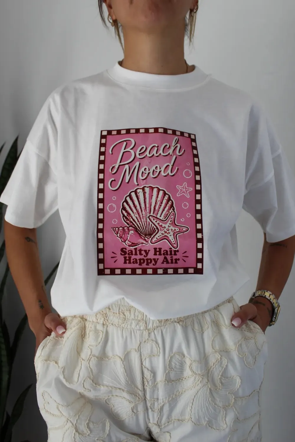 Fresh Graphic Crewneck Cotton Tee Piece